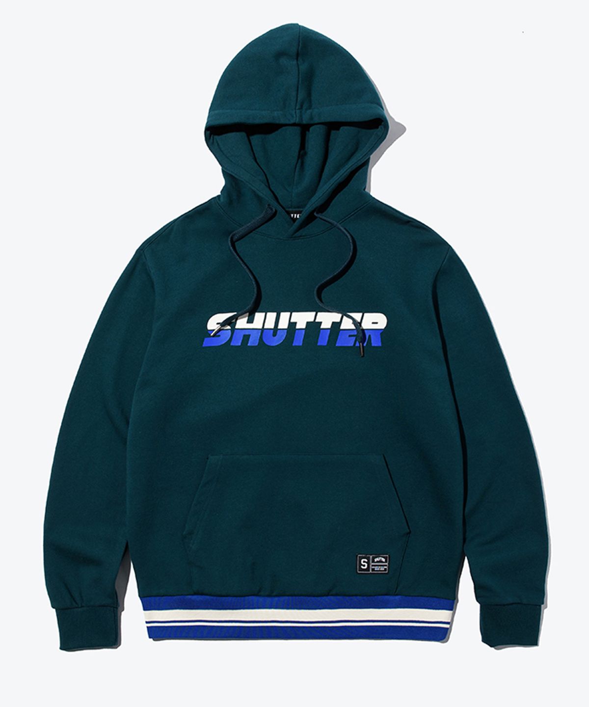 셔터(SHUTTER) 컬러 립 후디 (GREEN) SBTS007