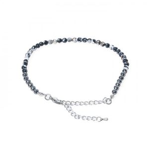 남녀공용 컷팅마노 원석 커플발찌 (C1701-AC301BK)
