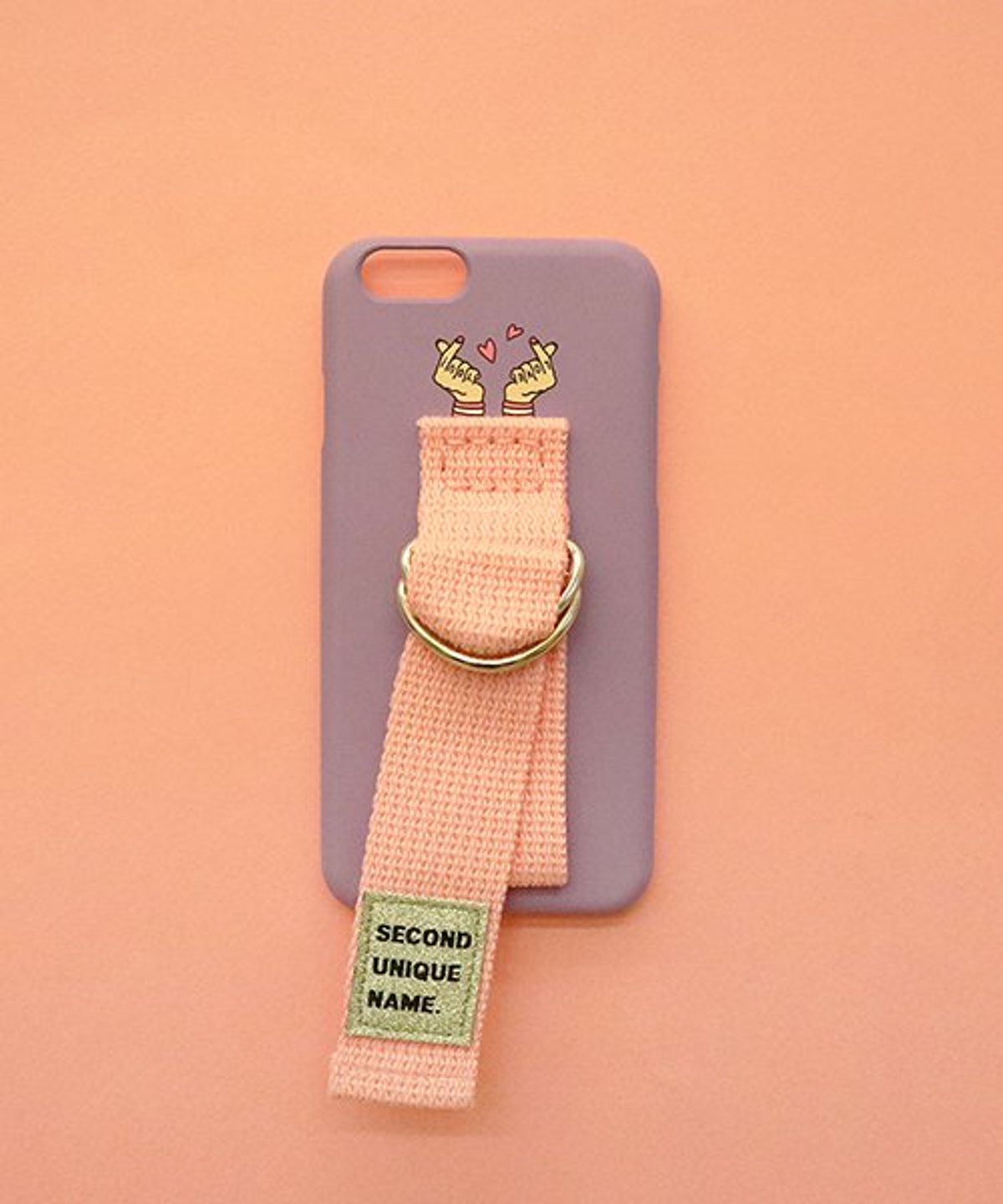 세컨드유니크네임(SECOND UNIQUE NAME) SUN CASE LOVE EDITION LIGHT PUPPLE LIGHT PINK (ILLUST)