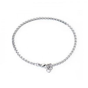 남녀공용 미니큐브 써지컬체인 커플팔찌 (C1701-AC321SV)