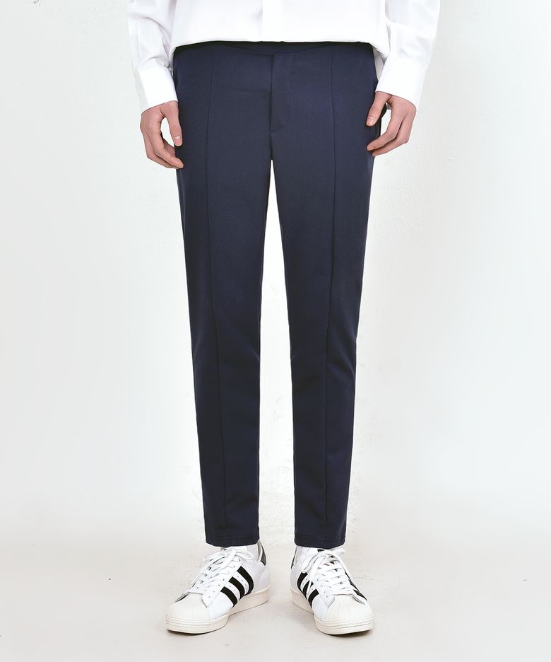 BT47 VERTICAL BANDING SLACKS (NAVY)