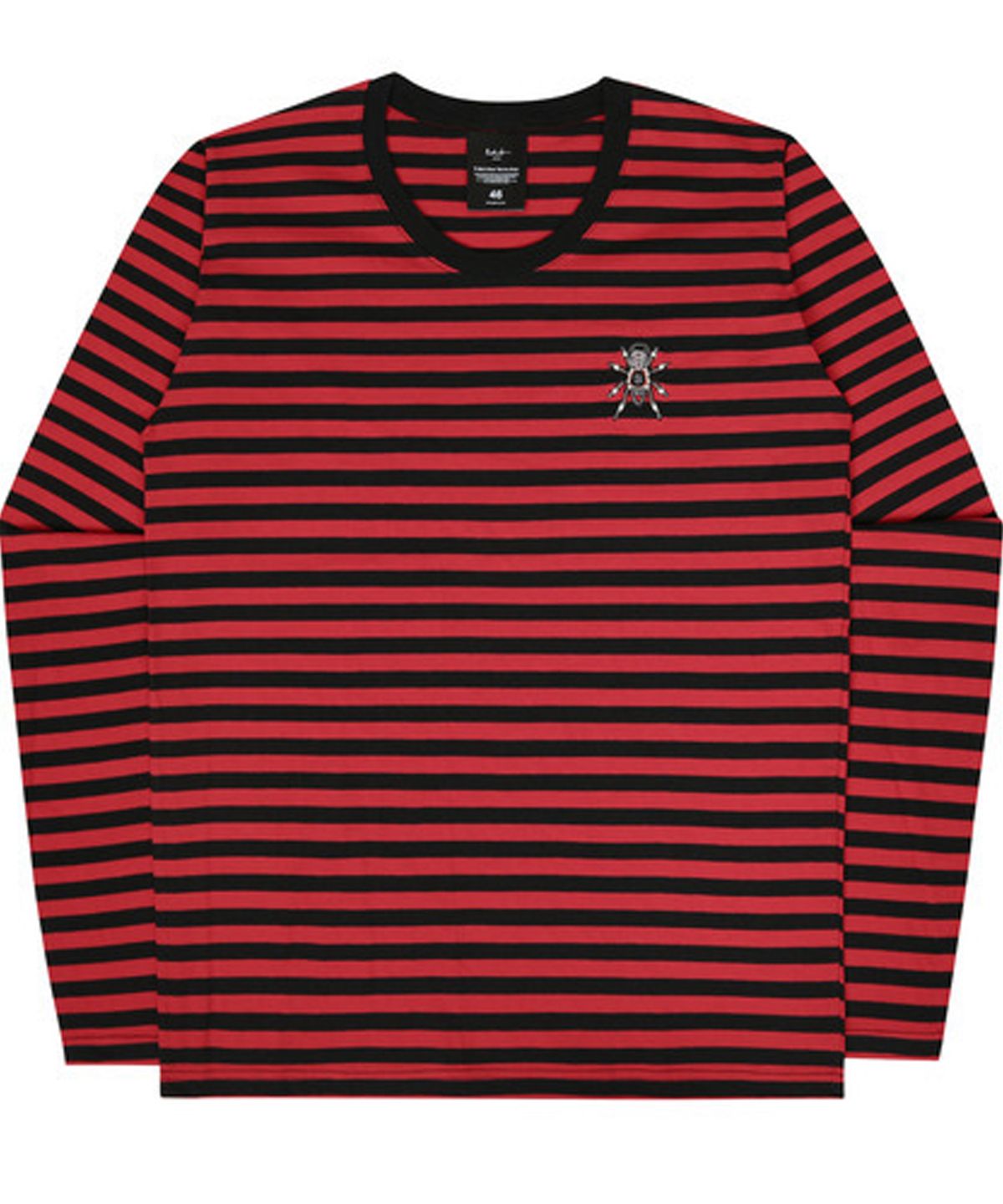 언더에어(UNDERAIR) Mini Trap Stripe Long Sleeve - Red