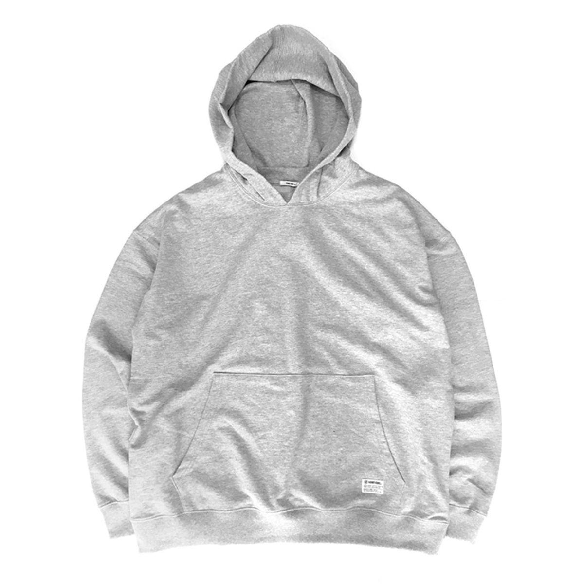 한량 컬렉티브(HANRYANG COLLECTIVE) [한량] HANRYANG HOODIE OVER FIT GRAY 쭈리 오버핏 무지 후드티 후디