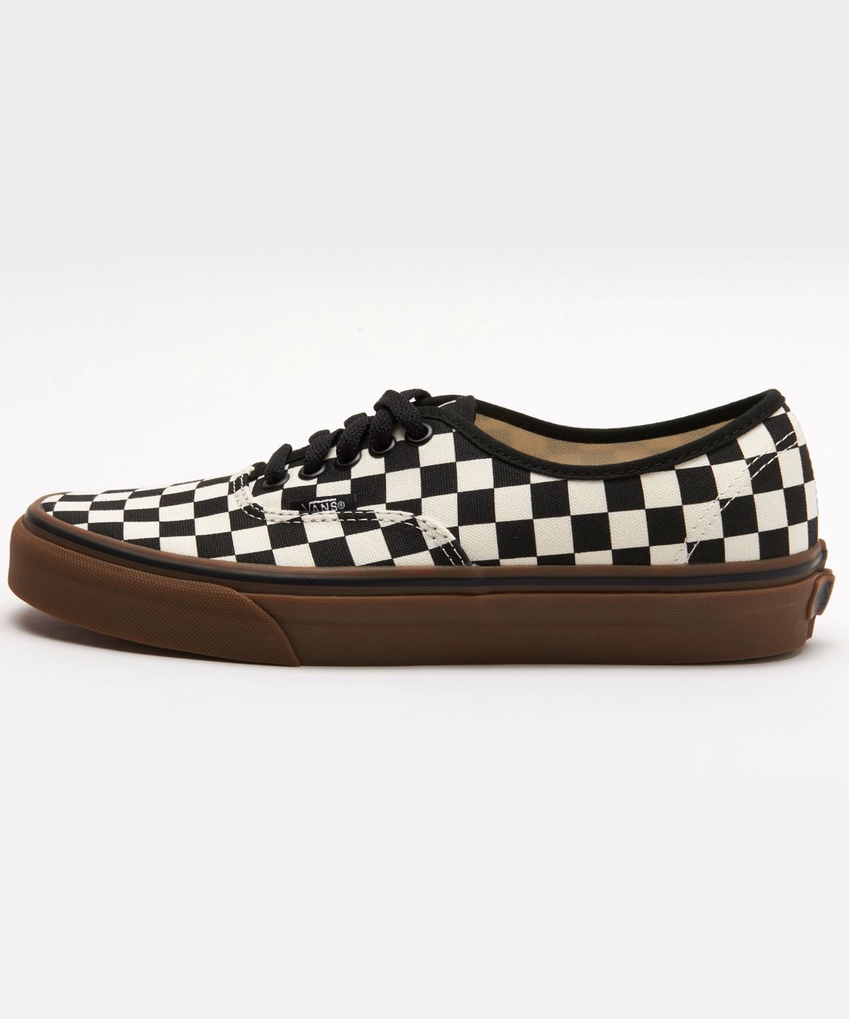 반스(VANS) 어센틱 - (체커보드) 블랙:화이트:껌 / VN0004MKIBB1