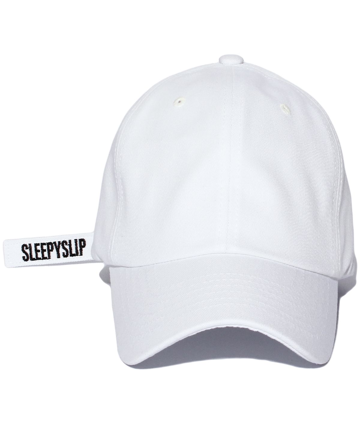 슬리피슬립(SLEEPYSLIP) [unisex]LURKING SIGNATURE WHITE BALL CAP