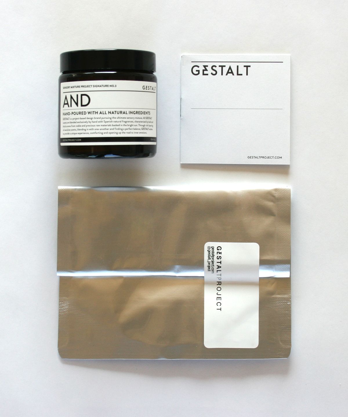 게슈탈트 프로젝트(GESTALT PROJECT) 시그니쳐 브라운 캔들[AND]