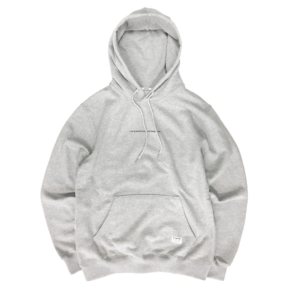한량 컬렉티브(HANRYANG COLLECTIVE) [한량] HANRYANG SLO HOODIE HQ GRAY 쭈리 후드티 후디