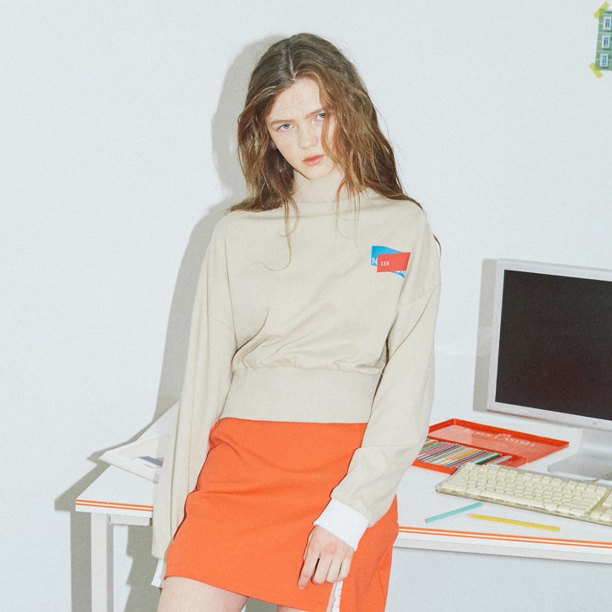 써(SER) AG1 CROP MTM_BEIGE