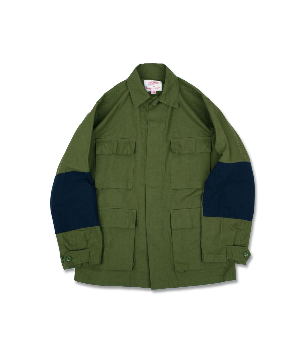 스웰맙(SWELLMOB) Swellmob canvas BDU jacket -olive-