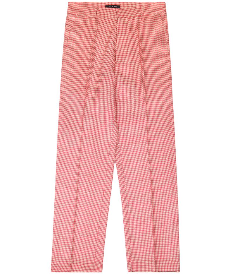 Glitter Girl Slim Slacks - Red