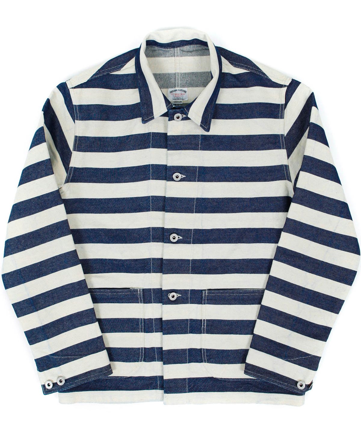 아웃스탠딩(OUTSTANDING) PRISONER UNIFORM JACKET[INDIGO] - 사이즈 & 후기 | 무신사
