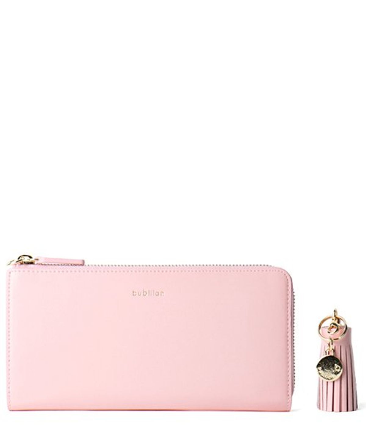 버빌리안(BUBILIAN) Leather Long Wallet - PINK [테슬 포함]