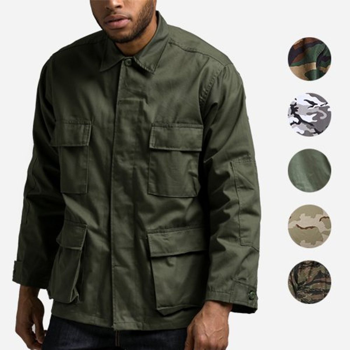 로스코(ROTHCO) 7837 BDU 퍼티그 셔츠_6컬러