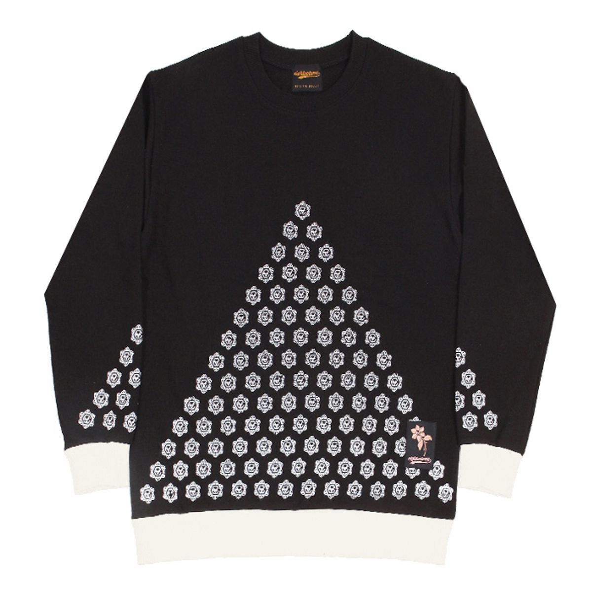 에잇볼륨(EIGHTVOLUME) EV T.Flower Crewneck (Black)