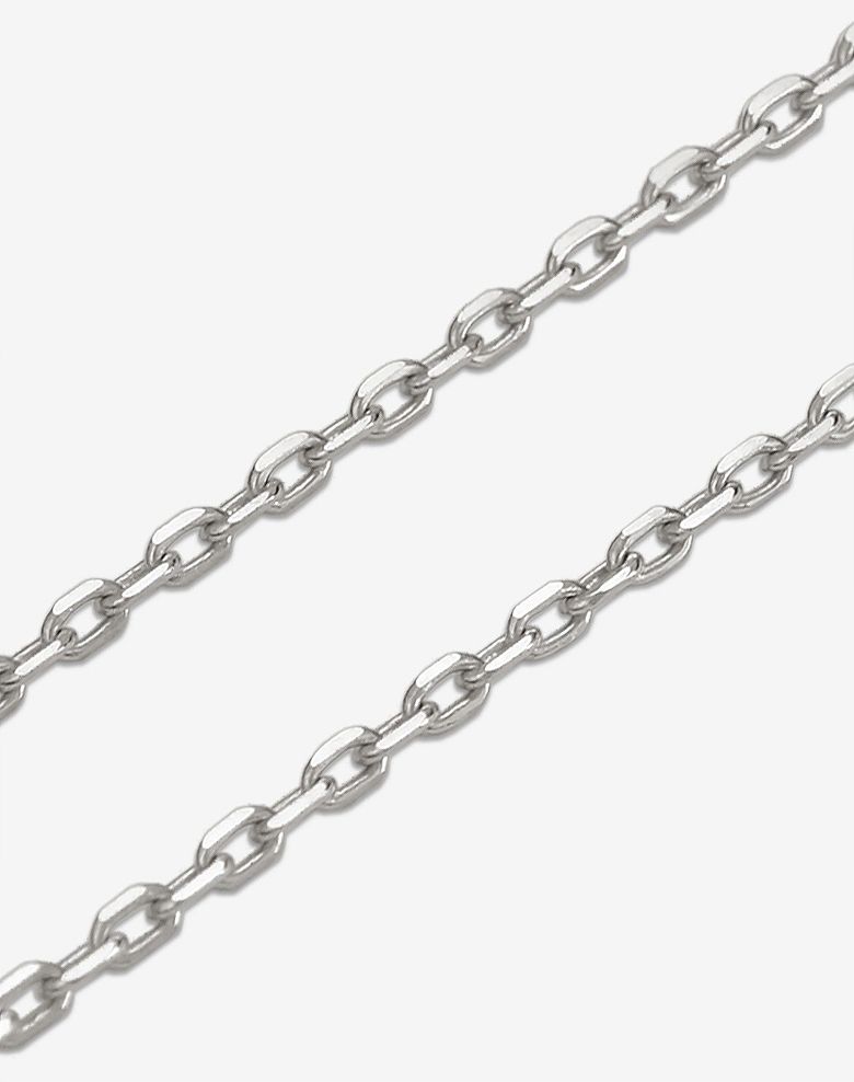 케이블 컷 체인 목걸이(2.8mm) [실버925]