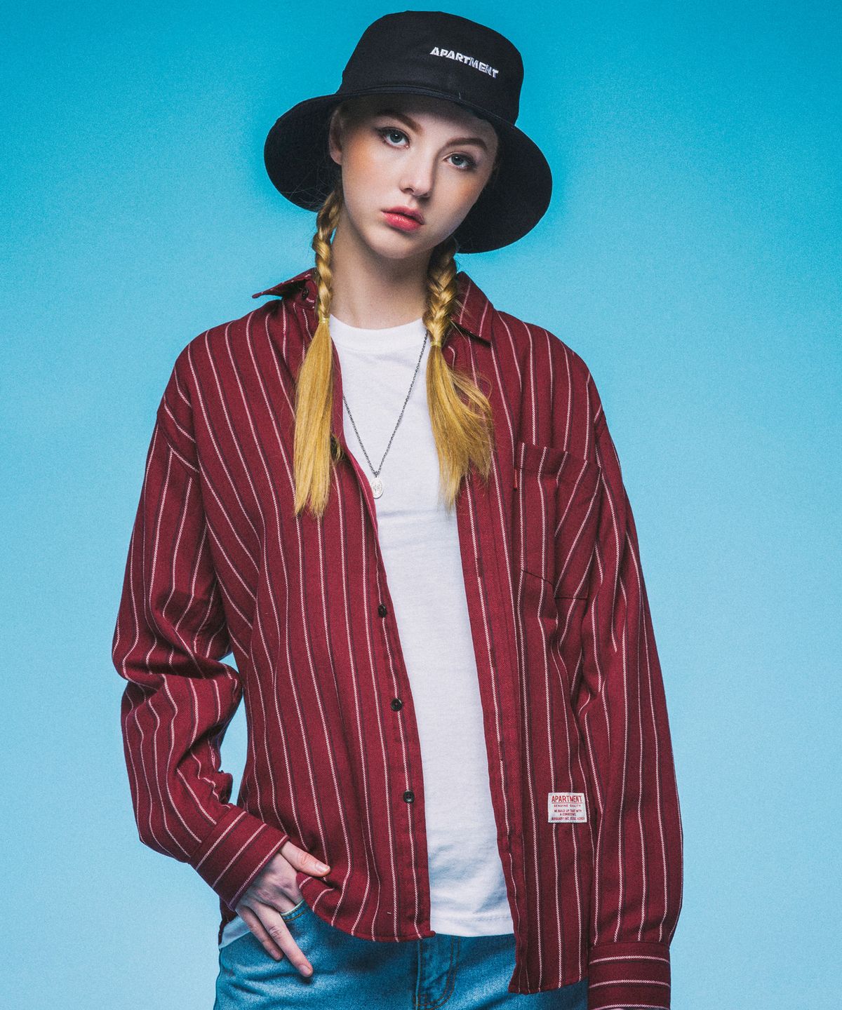 아파트먼트(APARTMENT) Venery Shirts - Wine