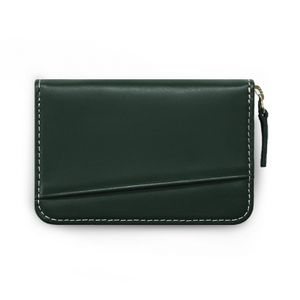 Take Pocket (테이크포켓 가죽 지퍼 반지갑) - 딥그린