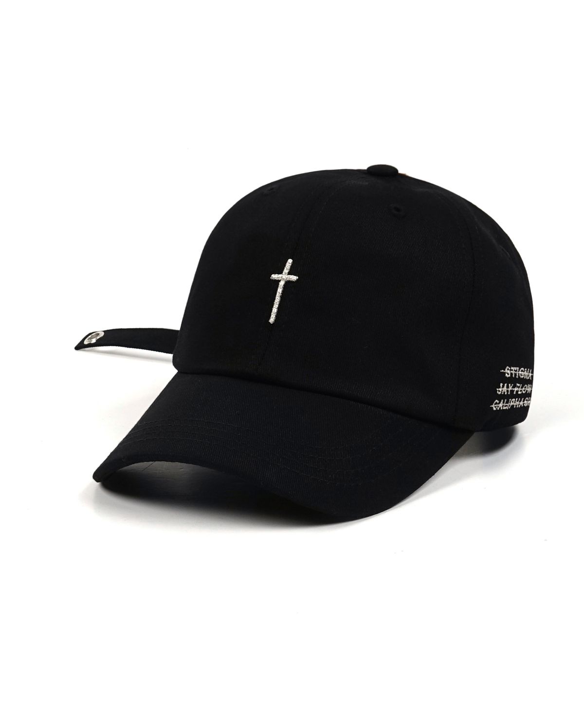 스티그마(STIGMA) CALIPH ASH X STIGMA BASEBALL CAP BLACK