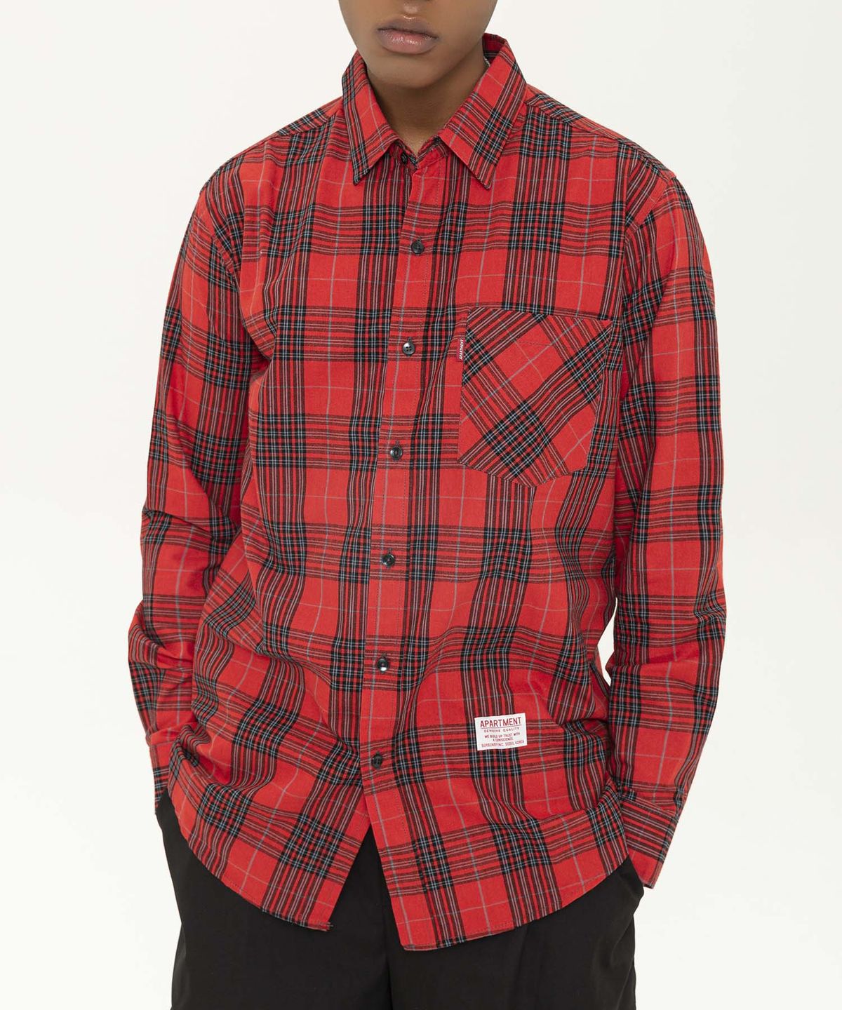 아파트먼트(APARTMENT) Cross Fire Shirts - Red