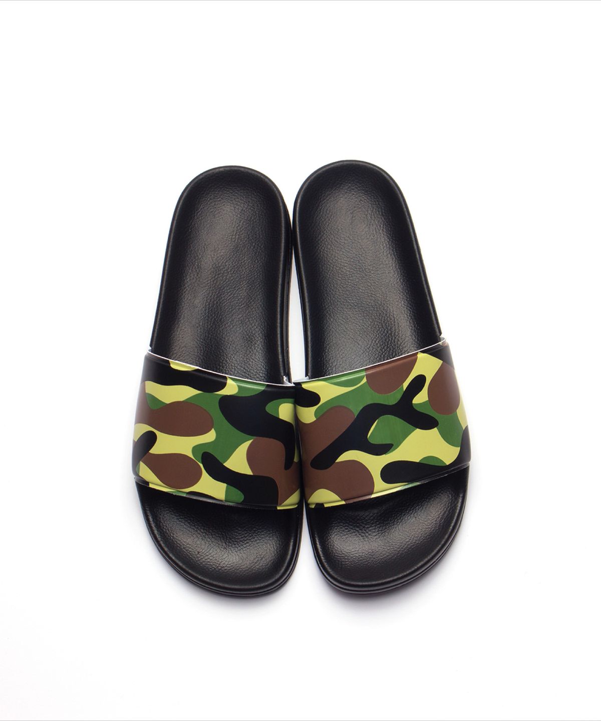 티엔피(TNP) CAMOUFLAGE SLIDE SANDAL - GREEN