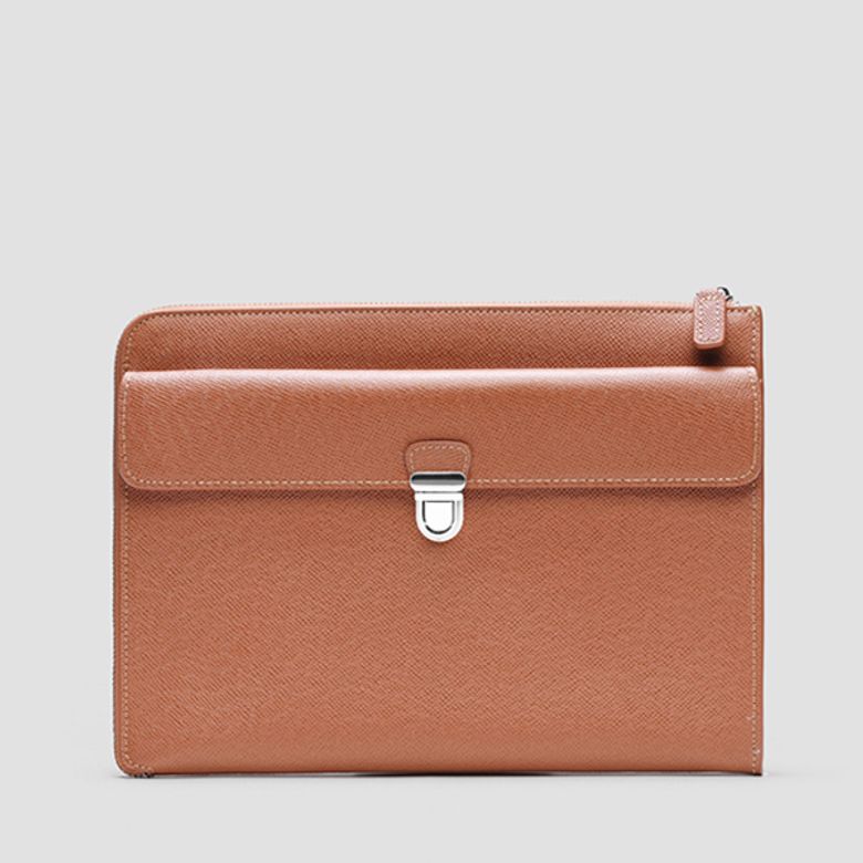 M 포트폴리오 11 (M portfolio 11) 클러치 (브라운)