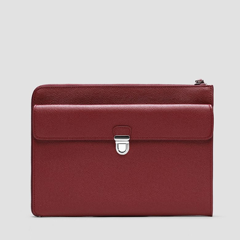 M 포트폴리오 11 (M portfolio 11) 클러치 (버건디)