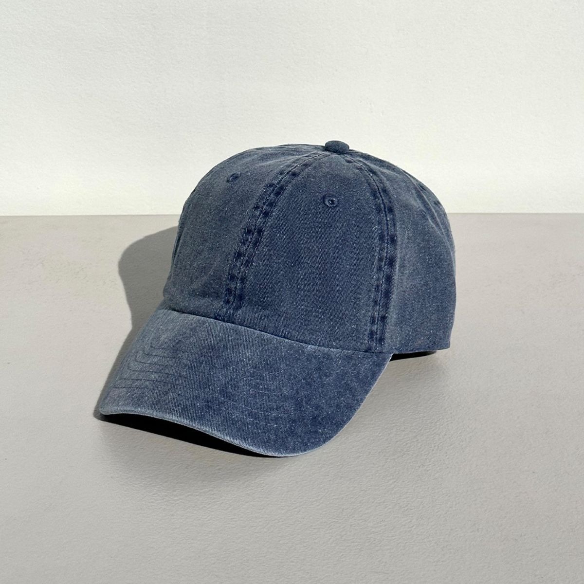 뉴해튼(NEWHATTAN) 빈티지 워싱 볼캡 (blue)