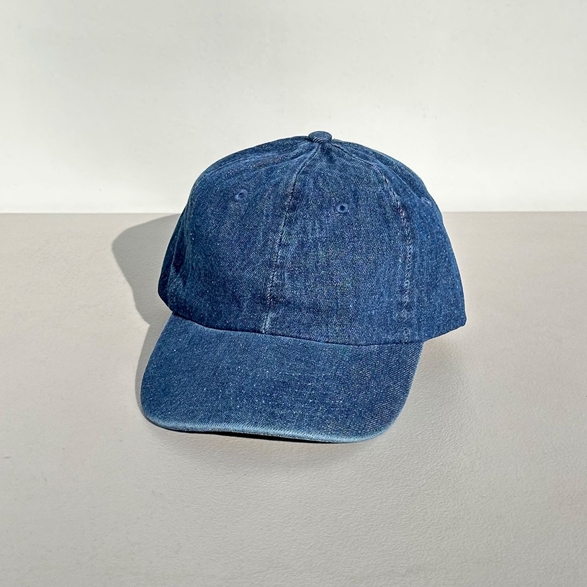 뉴해튼(NEWHATTAN) 데님 볼캡 (darkblue)