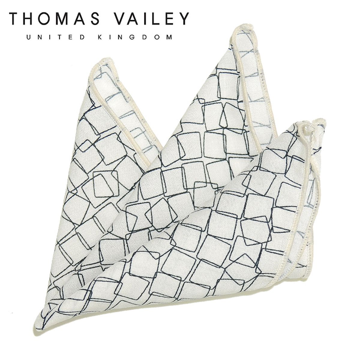 토마스 베일리(THOMAS VAILEY) 행커치프 - 아이스 아이보리