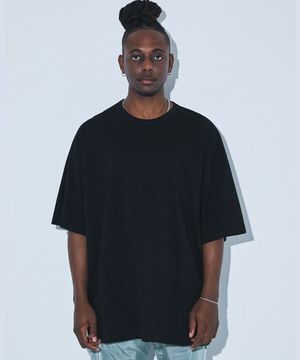 사하라 오버핏 반팔티셔츠 (블랙)