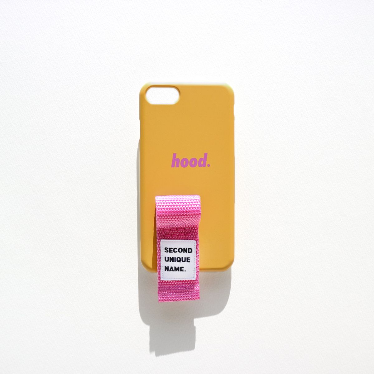 세컨드유니크네임(SECOND UNIQUE NAME) SUN CASE FINGER hood YELLOW (NYLON)