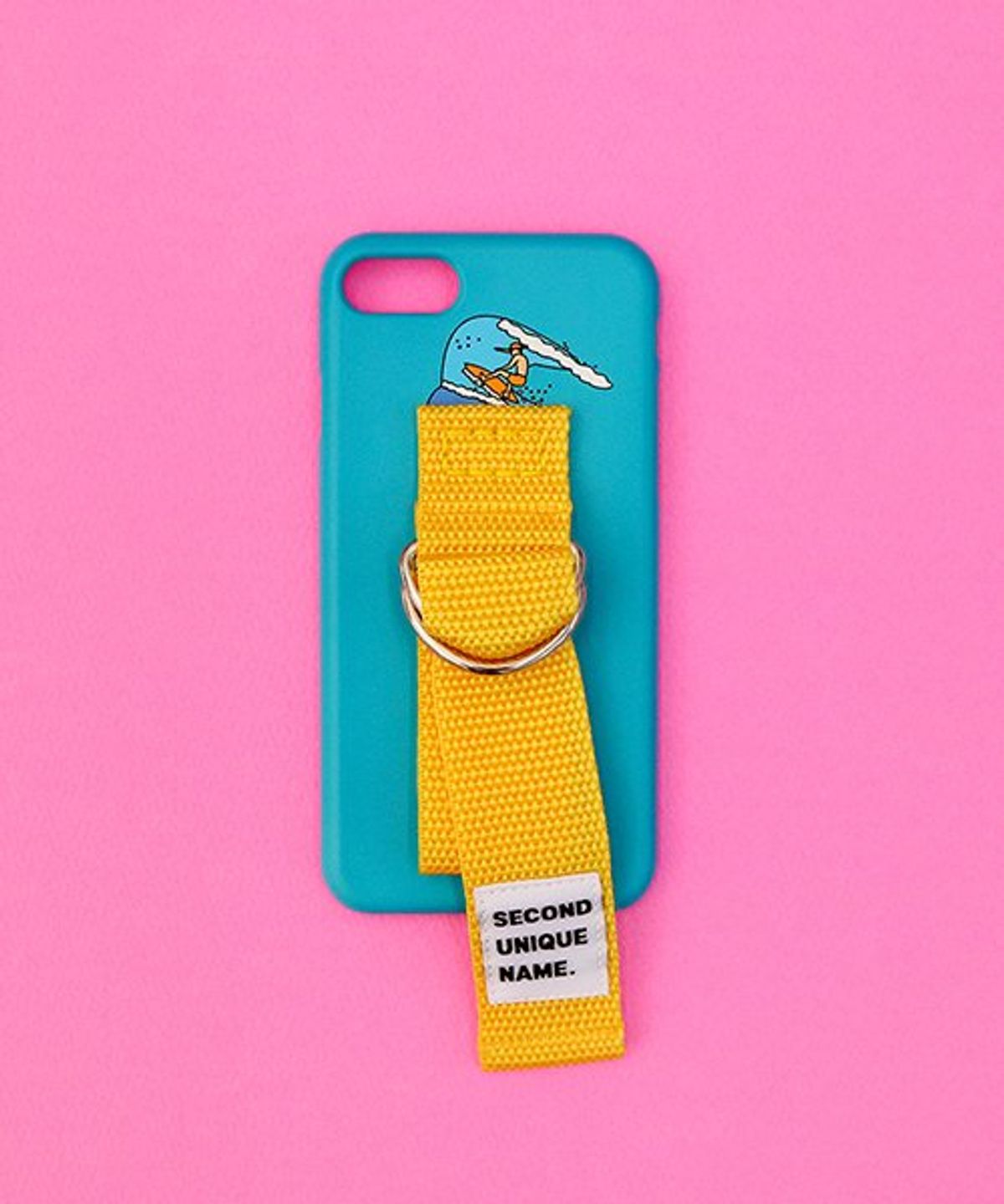 세컨드유니크네임(SECOND UNIQUE NAME) SUN CASE SKYBLUE YELLOW (ILLUST)