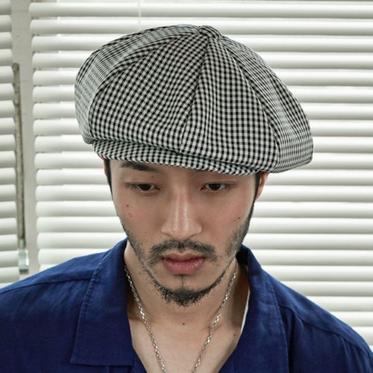 밀리어네어햇(MILLIONAIRE HATS) (Rayon gingham check 3pack)- CLASSIC BIG APPLE HAT