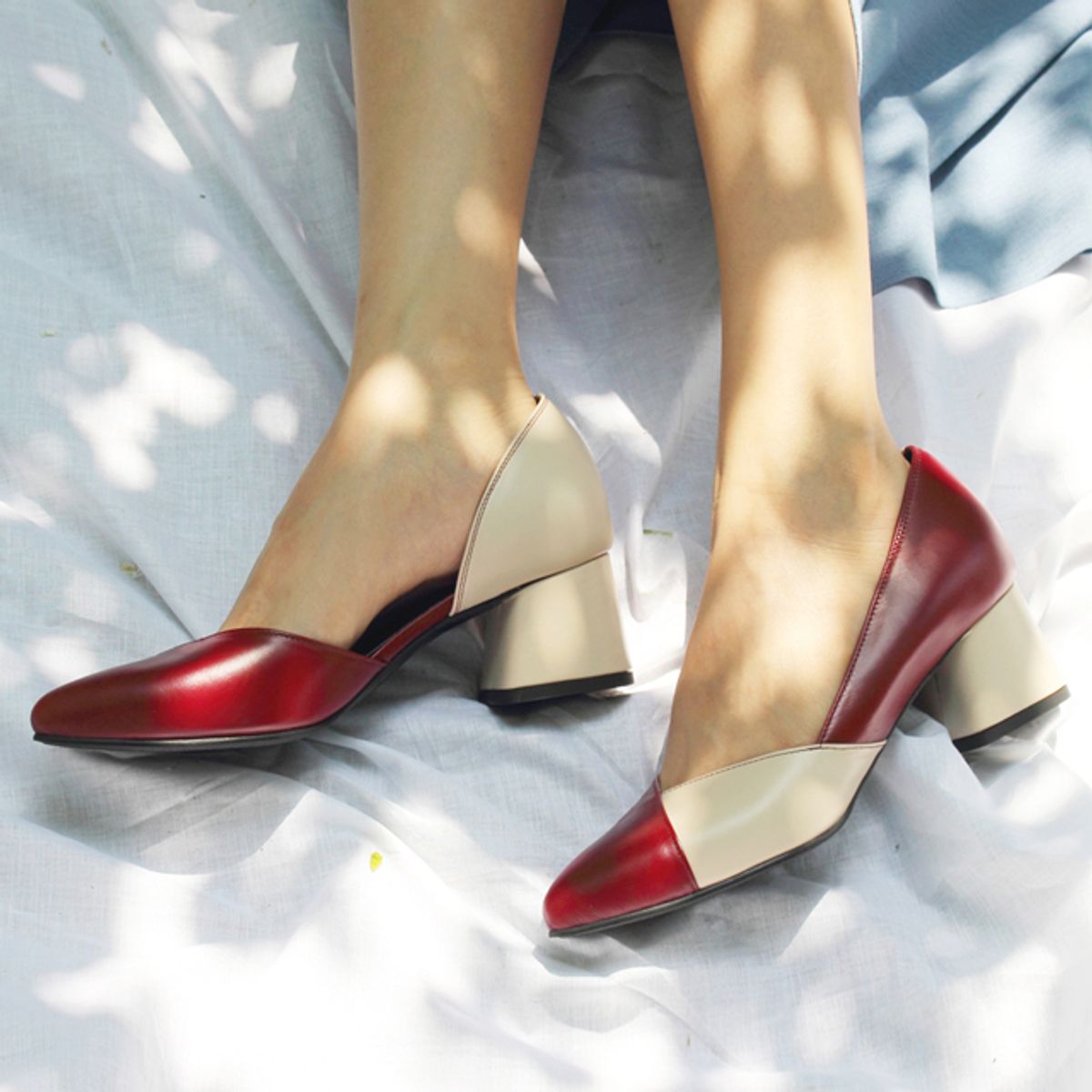 잠트(JAM'T) Carla-red&ivory