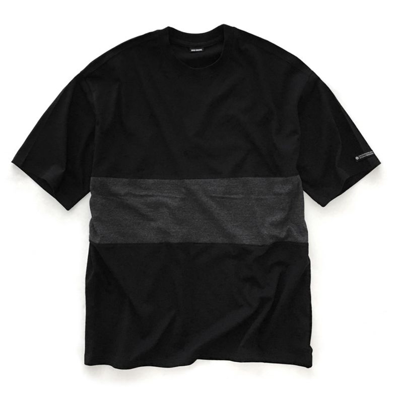 [레이쿠] reiku overfit tshirt bc 배색 오버핏 무지 반팔티