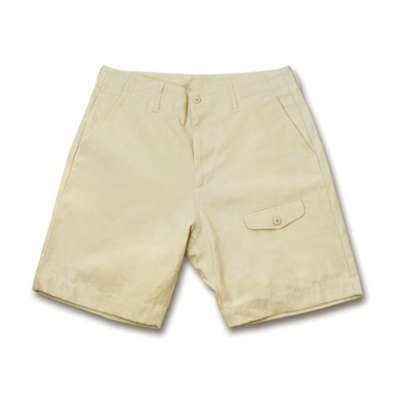 swellmob army officer shorts -beige-
