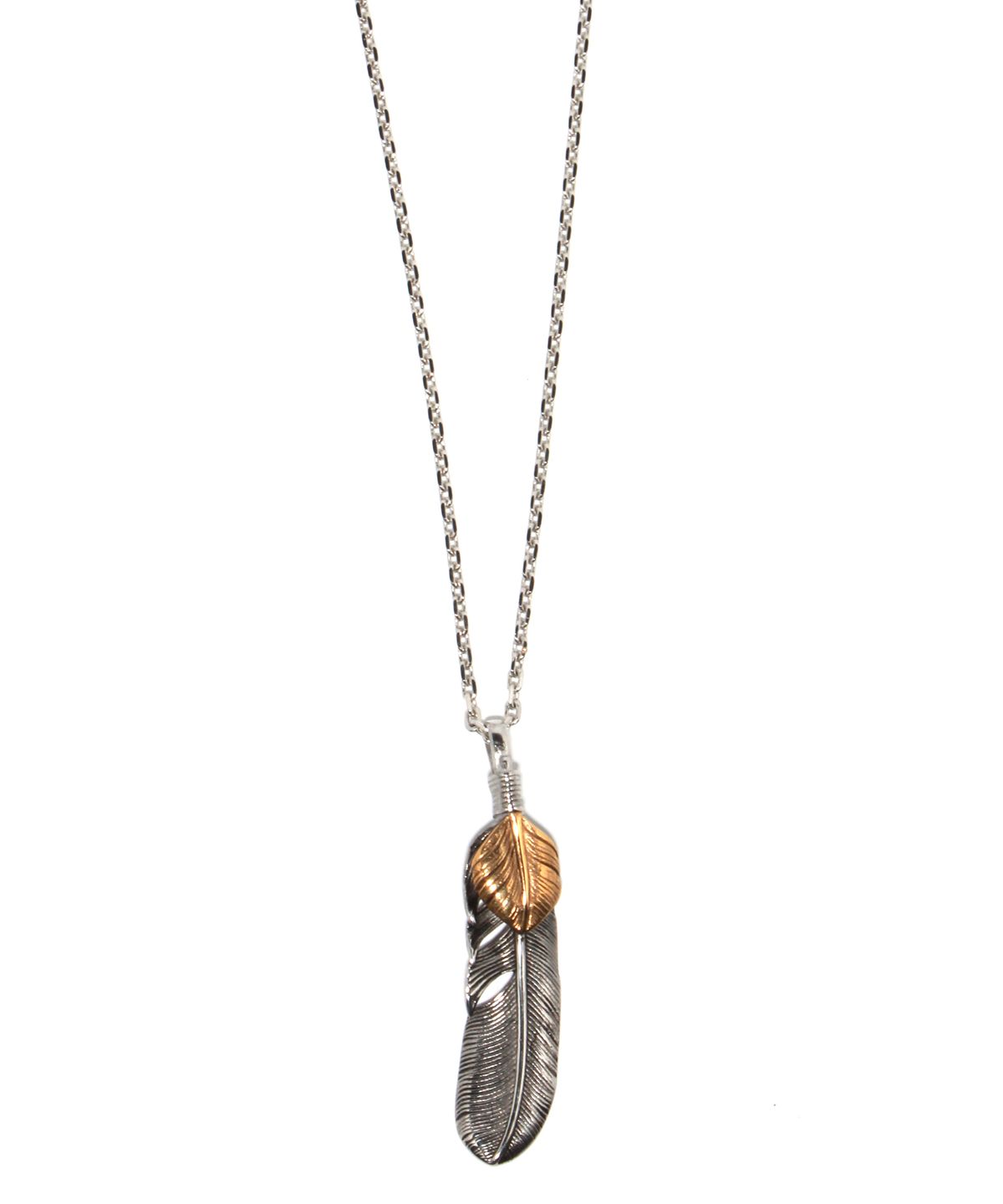 셉텐벌5(SEPTEMBER5) Vintage feather necklace