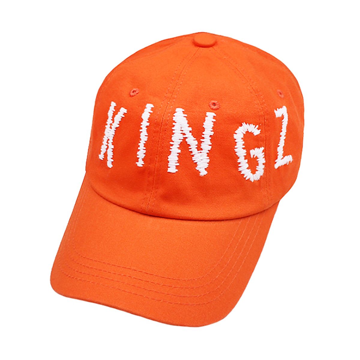 러프킹즈(LUFF KINGZ) 킹즈 빅로고 폴로캡 오렌지
