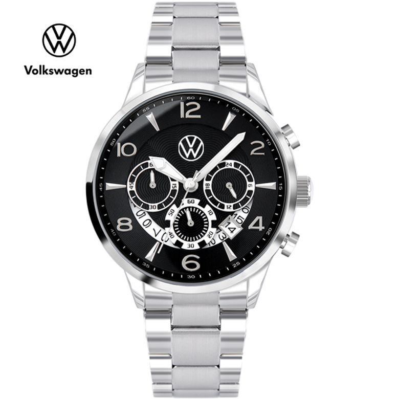 멀티펑션 남자 메탈시계 VW1425M-BK