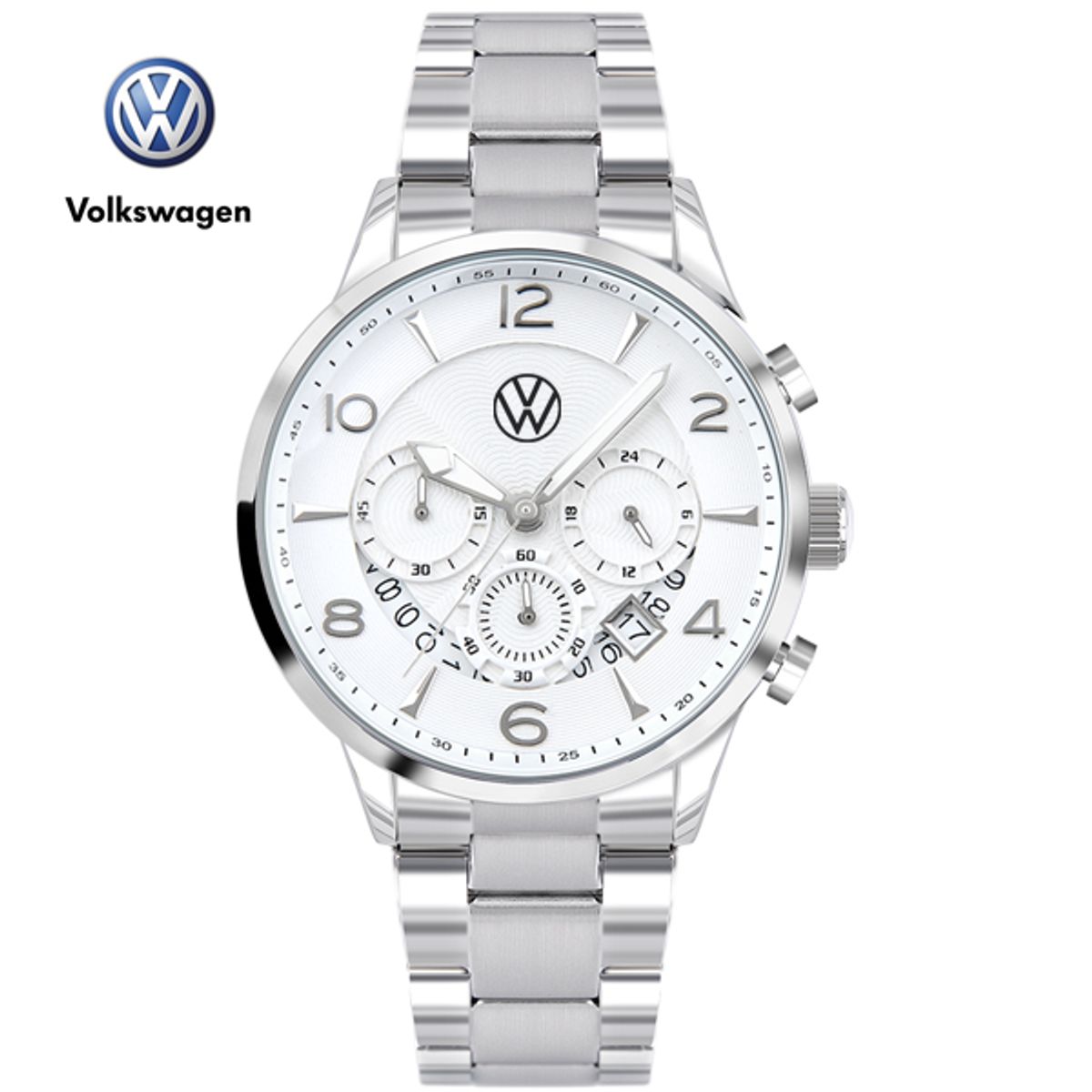 폭스바겐 와치(VOLKSVAGEN WATCH) 멀티펑션 남자 메탈시계 VW1425M-WH