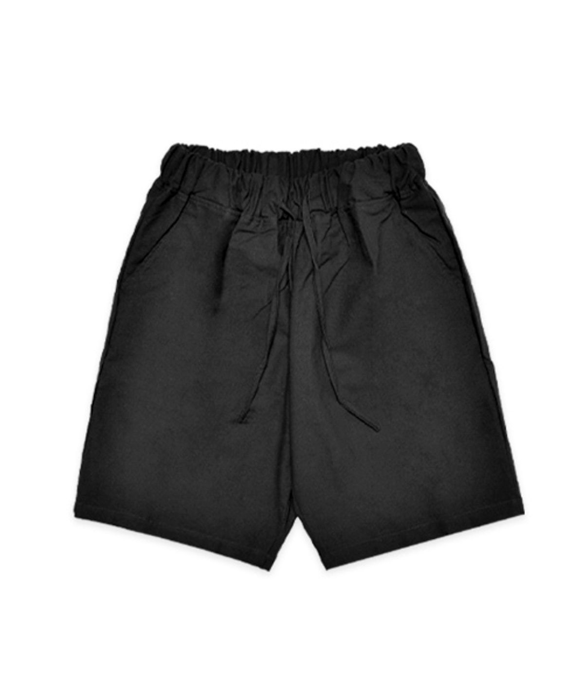 유니어패럴(UNI APPAREL) UA 린넨 밴딩 쇼츠 블랙