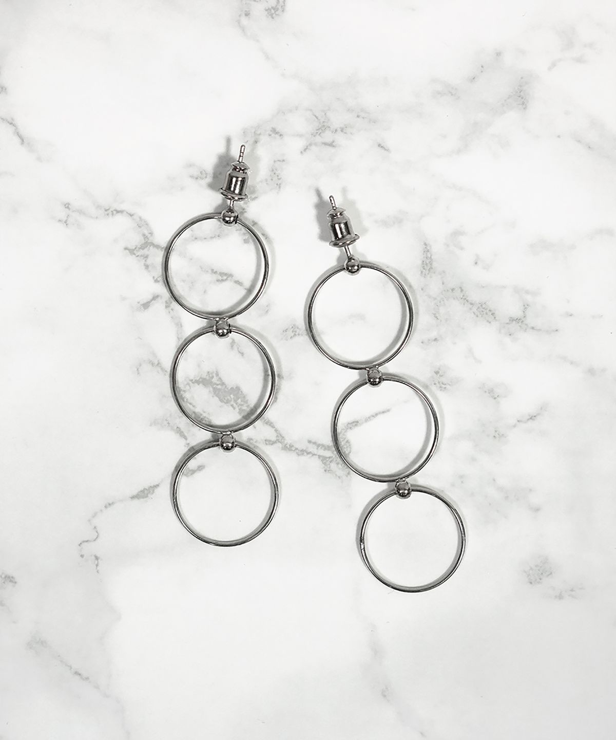 원이너프(ONE ENOUGH) Triple Drop Earrings