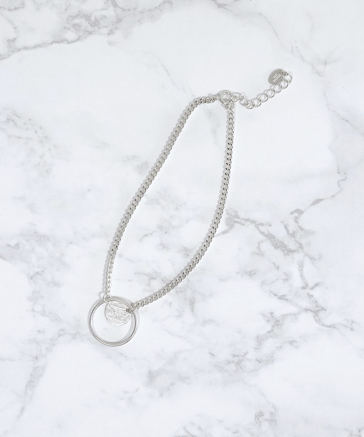 원이너프(ONE ENOUGH) Circle Ankle Bracelet