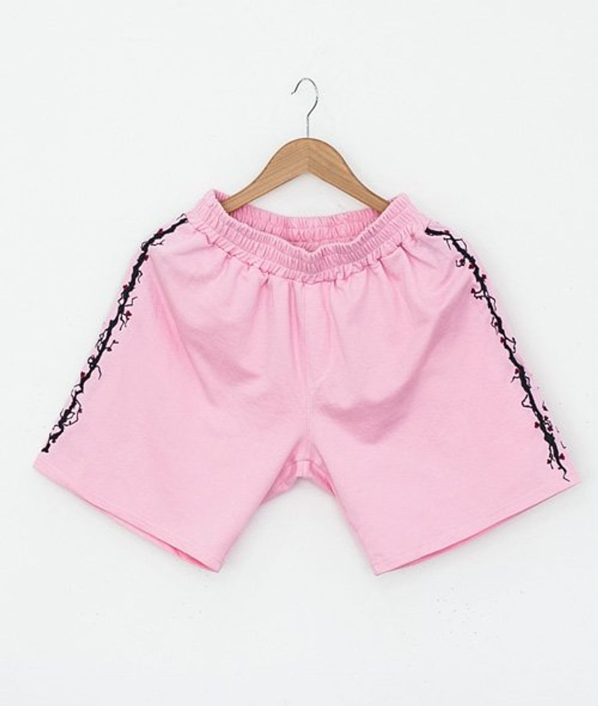 아시하(ASIHA) M [S/S] AsiHa 두줄 매화자수 반바지 PINK