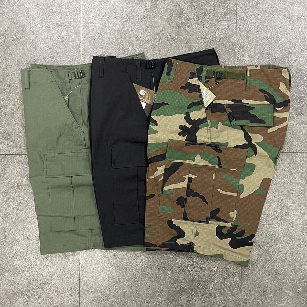 로스코(ROTHCO) 7047 립스탑 BDU 퍼티그 숏츠
