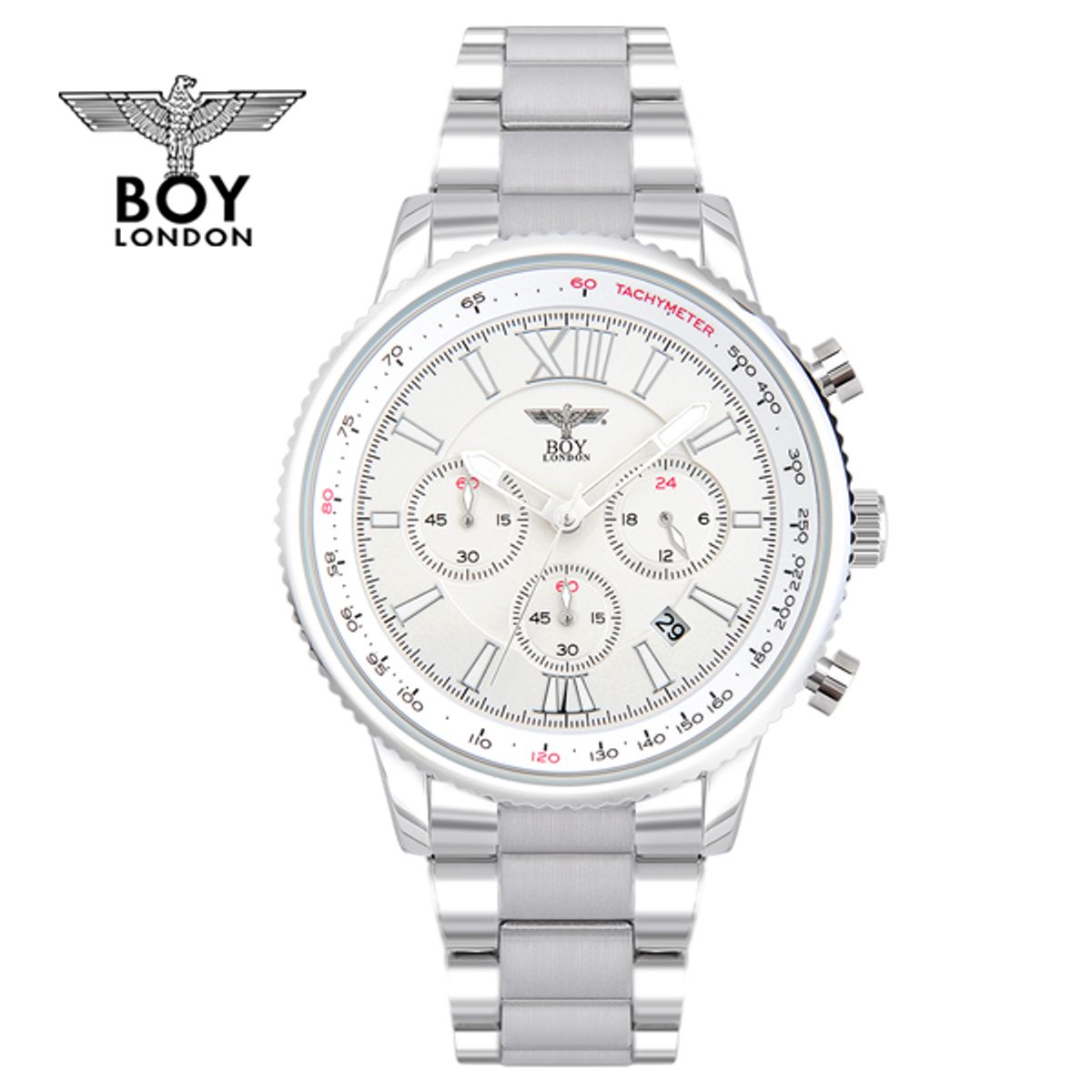 보이런던와치(BOYLONDON WATCH) 남자 메탈시계 BLD9711-WH