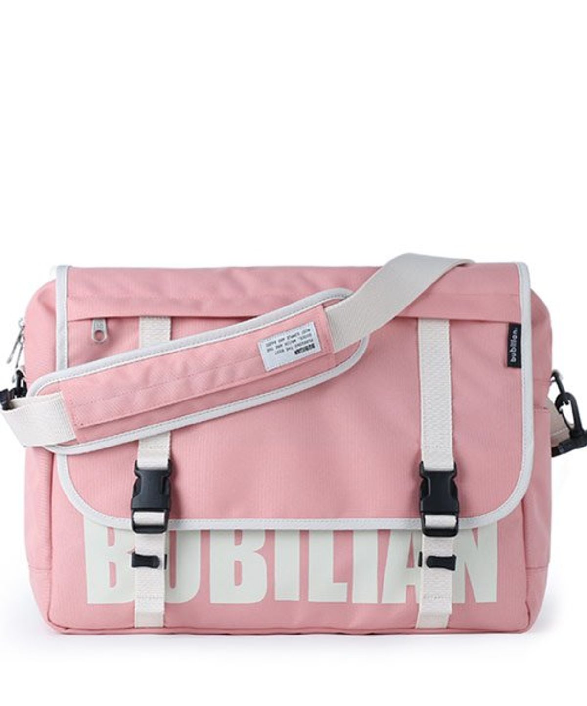 버빌리안(BUBILIAN) bubilian 로고 메신저백 [pink]