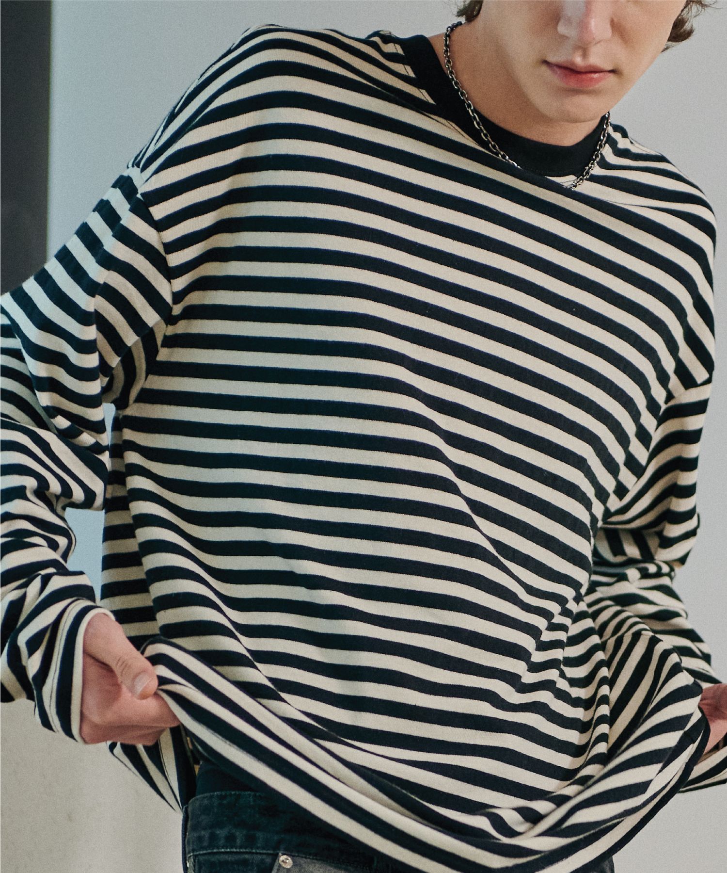 【CPGN STUDIO】Long Sleeve Heavy Overfit Stripe Dangara MUSINSA | CPGN STUDIO LONG SLEEVE HEAVY OVERSIZED STRIPE