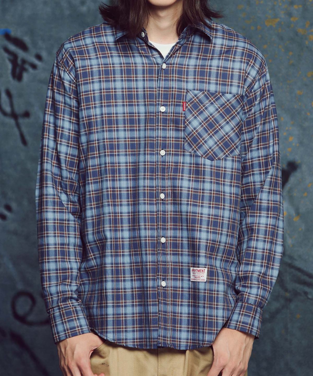 아파트먼트(APARTMENT) Gladsome Shirts - Blue