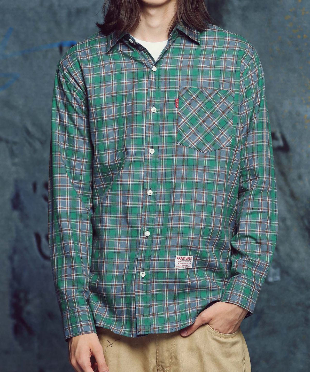 아파트먼트(APARTMENT) Gladsome Shirts - Green
